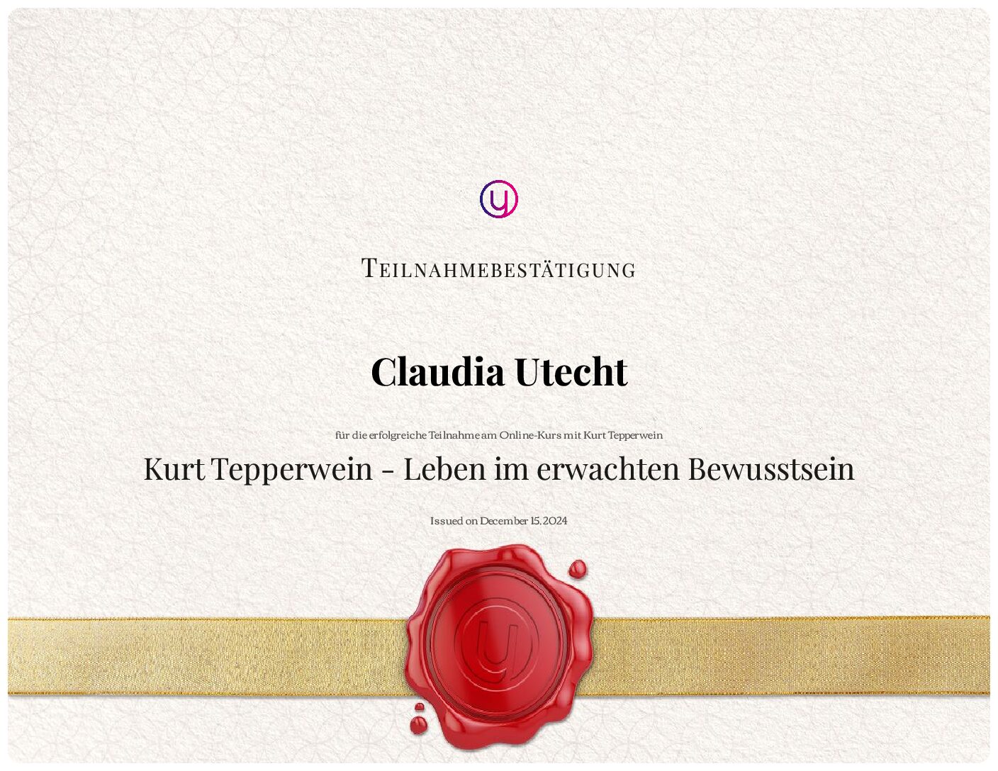 Manifestieren und beten nach Kurt Tepperwein